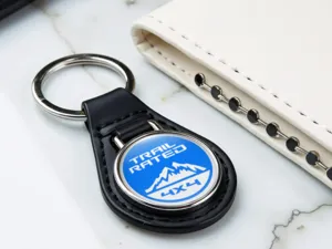 Jeep Portachiavi In Pelle Design Duro Corsa Top